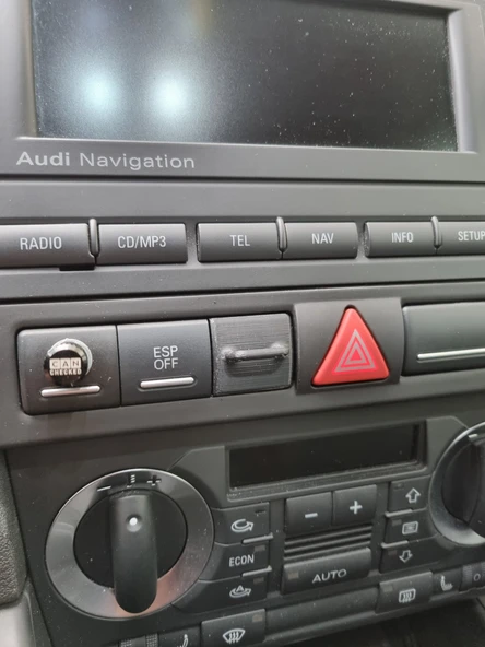 Byr3D Audi A3 8P Için Güneş Gözlüğü Tutucusu T6610357 Sadece Plastik Aparattır