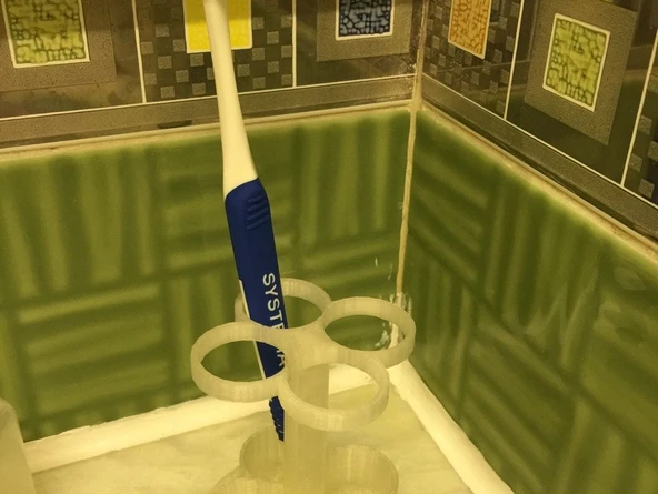 Byr3D Diş Fırçası Tutucu T102898 Sadece Plastik Aparattır - 2