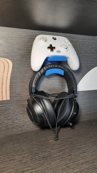Byr3D Xbox Ve Kulaklık Tutucusu Yuvarlak T5344835 Sadece Plastik Aparattır