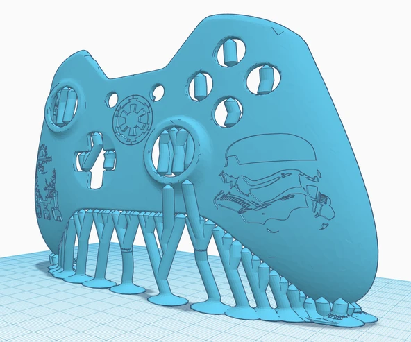 Byr3D Starwars Özel Xbox One Uzaktan Kumandası T6396447 Sadece Plastik Aparattır - Resim 3