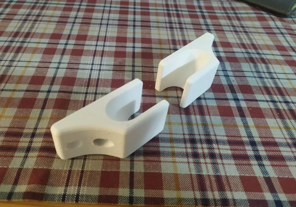 Byr3D Ütü Masası Duvara Monte Askı Braketleri T5190816 Sadece Plastik Aparattır - 2