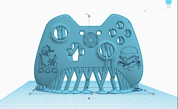 Byr3D Starwars Özel Xbox One Uzaktan Kumandası T6396447 Sadece Plastik Aparattır ürün görseli