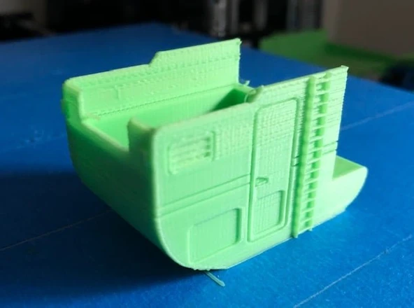 Byr3D  Volkswagen T2 Pikap Kamp Kabuğu T4552104 Sadece Plastik Aparattır