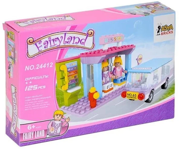 Ausini Fairy Land 125 Parça Otobüs Durağı (BUS STOP) Lego Seti - 24412