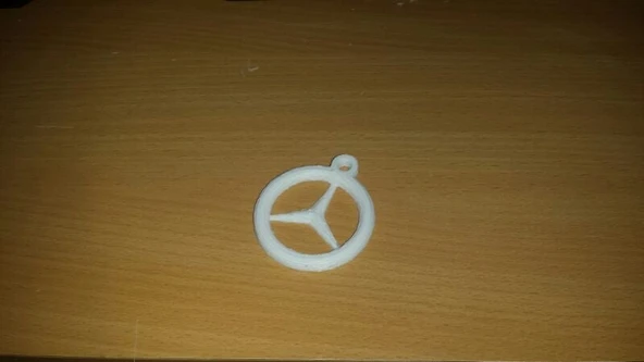 Byr3D Mercedes Logosu Kolye T857361 Sadece Plastik Aparattır