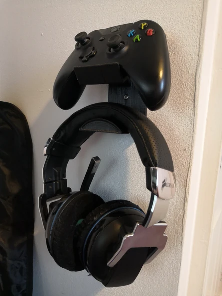 Byr3D Xbox 1 Kumandası Ve Kulaklık Duvara Montaj Aparatı T3045545 Sadece Plastik Aparattır