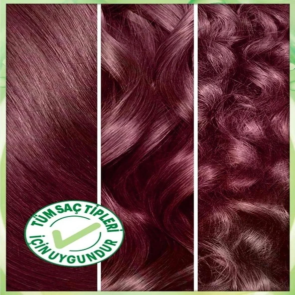 Garnier Nutrisse Yoğun Besleyici Kalıcı Krem Saç Boyası 4.6 Şarap Kızılı - 3