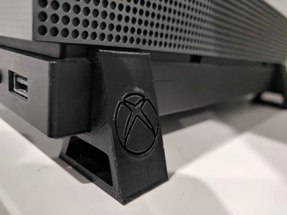 Byr3D Xbox One X Yatay Stand / Yükseltici T3596481 Sadece Plastik Aparattır - 4