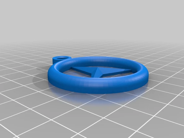 Byr3D Mercedes Logosu Kolye T857361 Sadece Plastik Aparattır - 3