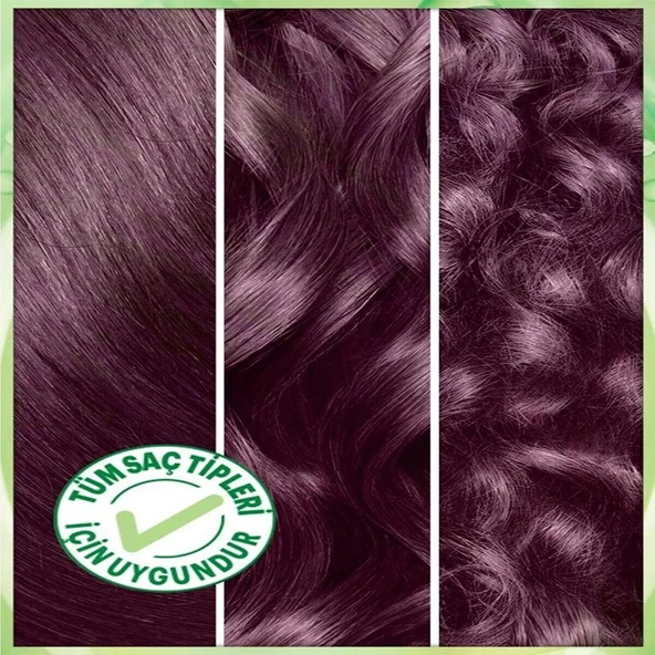 Garnier Nutrisse Yoğun Besleyici Kalıcı Krem Saç Boyası 4.26 Patlıcan Moru - 3