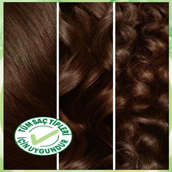 Garnier Nutrisse Yoğun Besleyici Kalıcı Krem Saç Boyası 6 Koyu Kumral - Resim 3