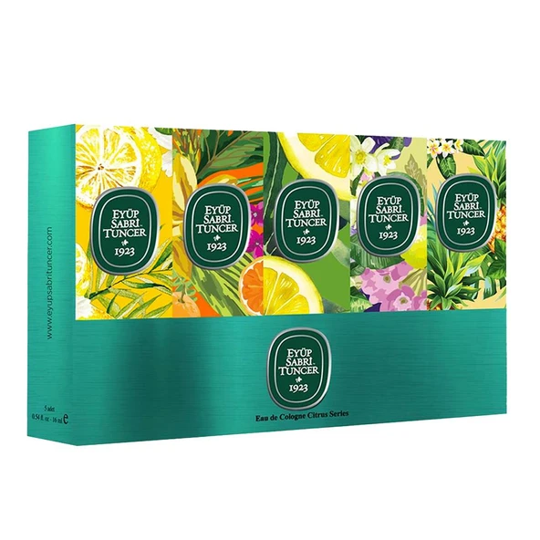 Eyüp Sabri Tuncer Mini Kolonya Citrus Serisi No 5 Seti 5'li 16 ml ürün görseli