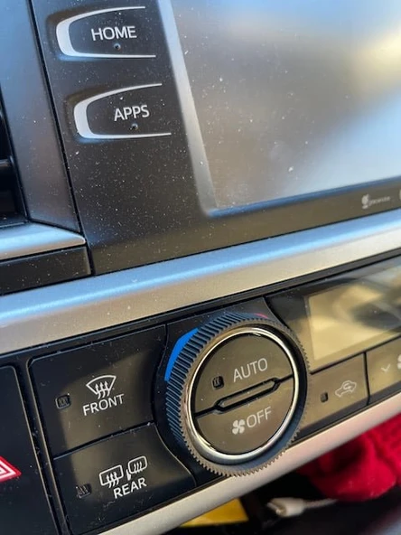 Byr3D Daha Iyi Kavrama Için Toyota Highlander Klima Düğmesi Halkası T5879418 Sadece Plastik Aparattır - 2