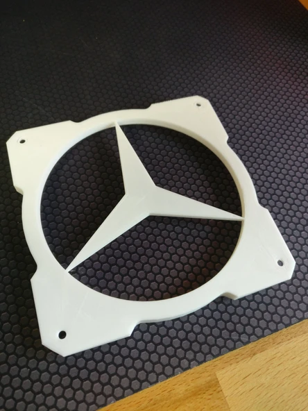 Byr3D Mercedes-Benz Pc Fan Kapağı 120Mm T4086021 Sadece Plastik Aparattır - Resim 3