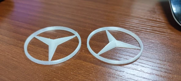 Byr3D Mercedes Logosu T114008 Sadece Plastik Aparattır