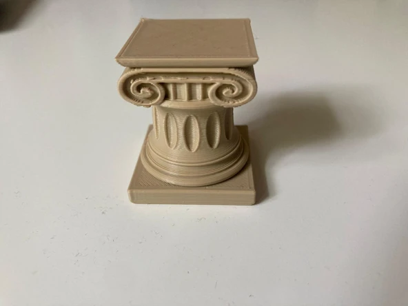 Byr3D Mini İyonik Sütun - Minik Nesne Teşhir Podyumu T5468379 Sadece Plastik Aparattır - 4