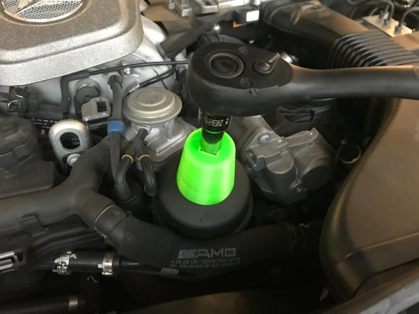 Byr3D Mercedes Yağ Filtresi Muhafazası Adaptör Aleti T3805241 Sadece Plastik Aparattır