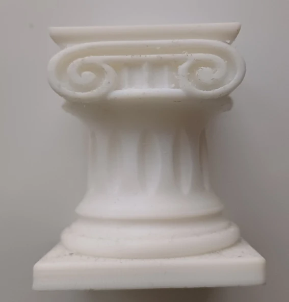 Byr3D Mini İyonik Sütun - Minik Nesne Teşhir Podyumu T5468379 Sadece Plastik Aparattır - 3