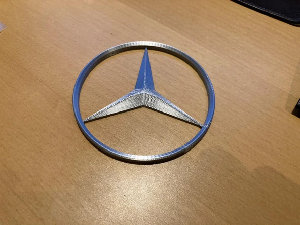 Byr3D Mercedes Logosu T114008 Sadece Plastik Aparattır - 3