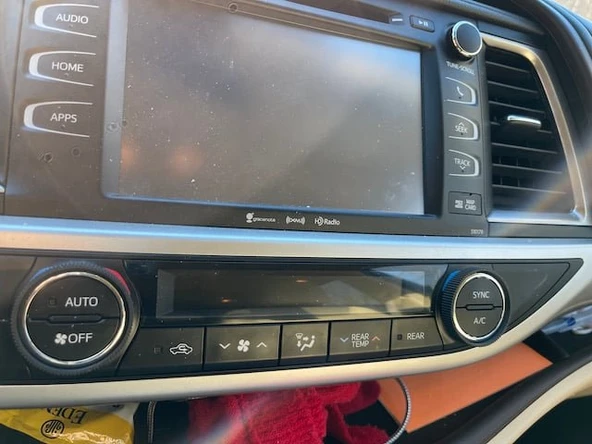 Byr3D Daha Iyi Kavrama Için Toyota Highlander Klima Düğmesi Halkası T5879418 Sadece Plastik Aparattır - 3