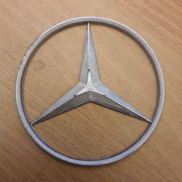 Byr3D Mercedes Logosu T114008 Sadece Plastik Aparattır - 4