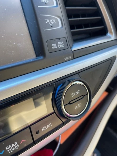Byr3D Daha Iyi Kavrama Için Toyota Highlander Klima Düğmesi Halkası T5879418 Sadece Plastik Aparattır - 4