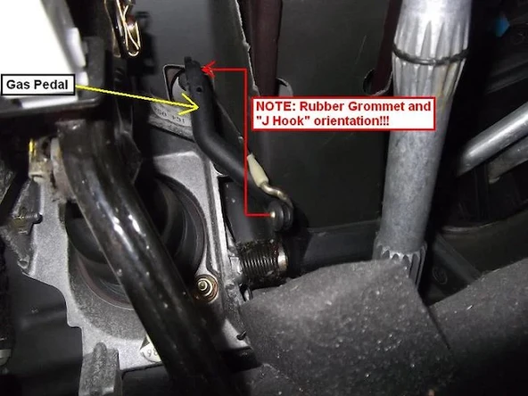 Byr3D Bmw Hızlandırıcı Kablo Burcu T5504241 Sadece Plastik Aparattır - Resim 2