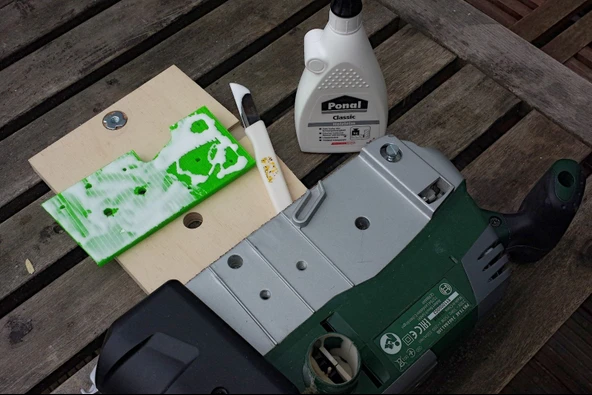 Byr3D Bosch Pbs 75 Serisi Bant Zımpara Makinesi Için Montaj Plakası T2862247 Sadece Plastik Aparattır - 4