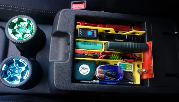 Byr3D Araba Hyundai Santa Fe Için Organizatör T2867786 Sadece Plastik Aparattır - 4