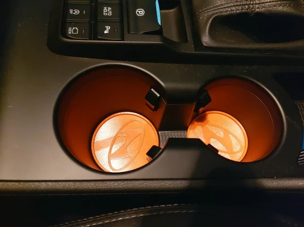 Byr3D Hyundai Tucson Bardak Altlıkları T4632909 Sadece Plastik Aparattır