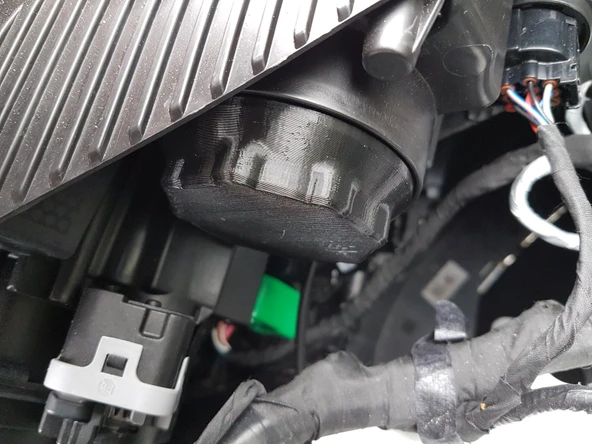 Byr3D Uzun Far Ampulü Için Uzatılmış Kapak Hyundai Ioniq T2518635 Sadece Plastik Aparattır