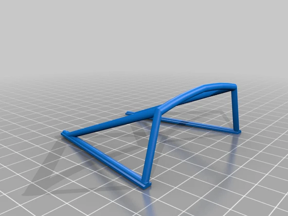 Byr3D Scx24 Toyota Kaplı Yatak Için Roll Bar T6444132 Sadece Plastik Aparattır