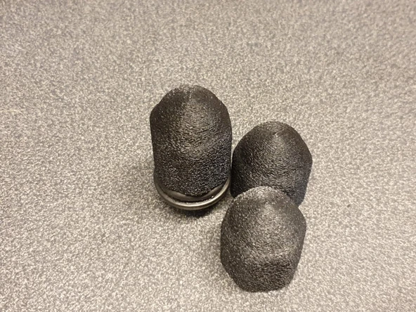 Byr3D Toyota Oem Bijon Somunları Siyah Kapaklar T3951886 Sadece Plastik Aparattır