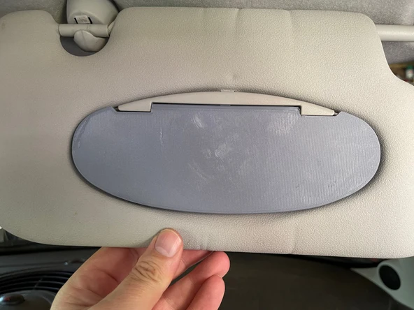 Byr3D Bmw Mini(R56) Makyaj Aynası Kapağı T4701292 Sadece Plastik Aparattır - 2