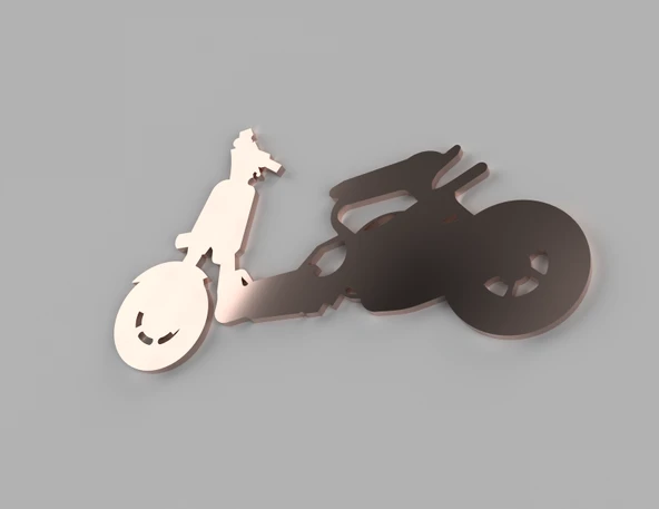 Byr3D Honda Ruckus Zoomer Rozet Kesimi T2844593 Sadece Plastik Aparattır