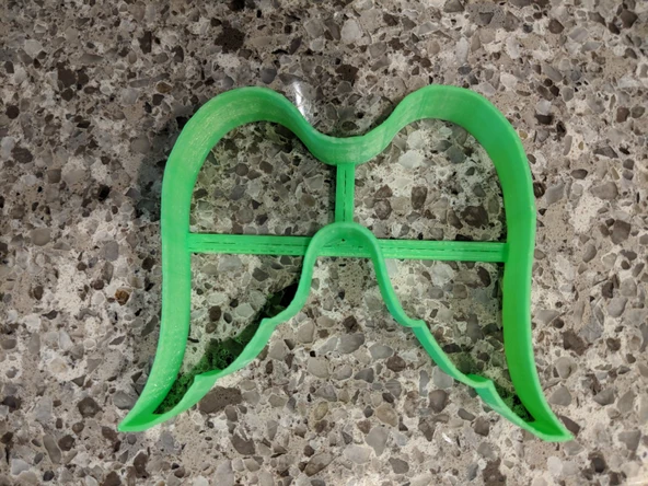Byr3D Melek Kanatları Kurabiye Kesici T3049177 Sadece Plastik Aparattır