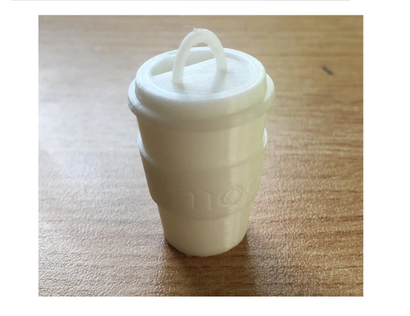 Byr3D Kahve Fincanı Anahtarlık T4050149 Sadece Plastik Aparattır