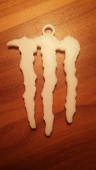 Byr3D Canavar Enerjisi Anahtarlık T3514879 Sadece Plastik Aparattır