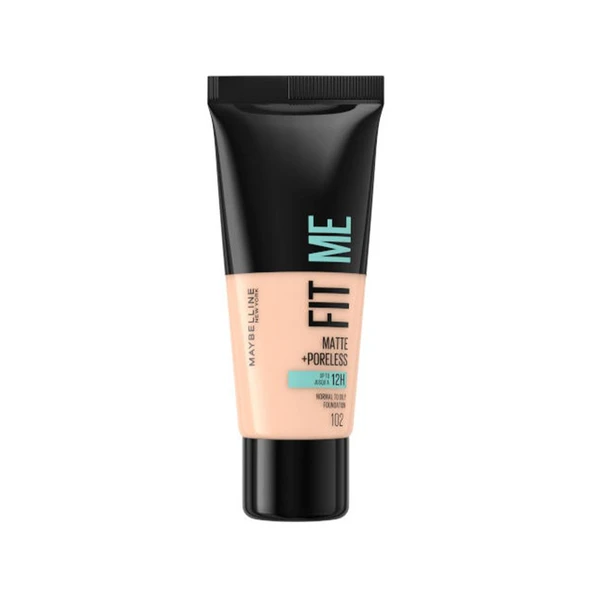 Maybelline Fit Me Fondöten Matte Poreless Fondöten 102 Fair Ivory - 1