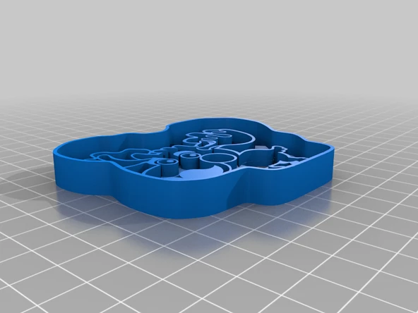 Byr3D Moosember - Movember Için Çerez Kesici T1846146 Sadece Plastik Aparattır - 3