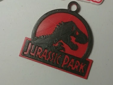 Byr3D Jurassic Park Anahtarlık T2381981 Sadece Plastik Aparattır