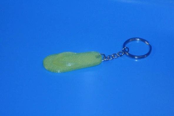 Byr3D Parmak Arası Terlik Sandal Anahtarlık T713445 Sadece Plastik Aparattır