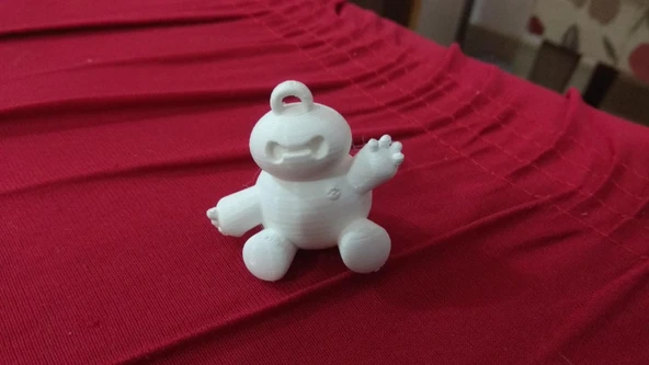 Byr3D Chibi Baymax Anahtarlık T3069288 Sadece Plastik Aparattır