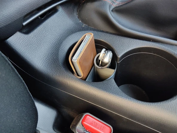 Byr3D Mazda 3 - Bardak Altlığı Organizatörü / Bardak Tutucu Organizatörü T4903685 Sadece Plastik Aparattır - 3