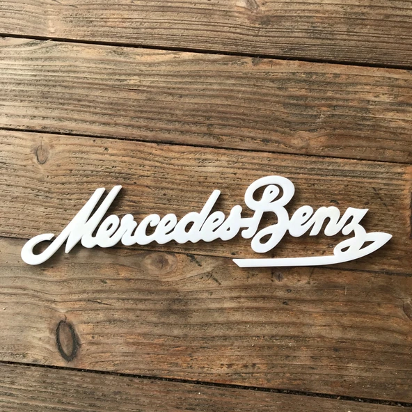 Byr3D Mercedes Benz Logosu / Carl Benz Imzası T3666462 Sadece Plastik Aparattır