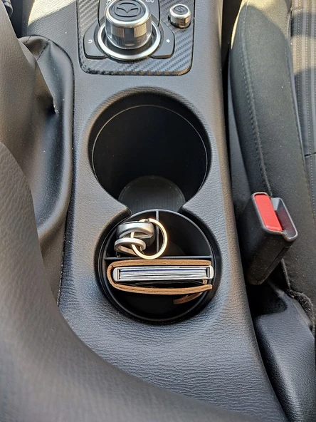 Byr3D Mazda 3 - Bardak Altlığı Organizatörü / Bardak Tutucu Organizatörü T4903685 Sadece Plastik Aparattır - 4