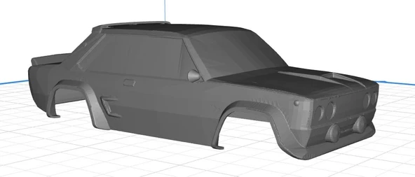 Byr3D Fiat 131 Abarth Kaporta Araba T3190950 Sadece Plastik Aparattır