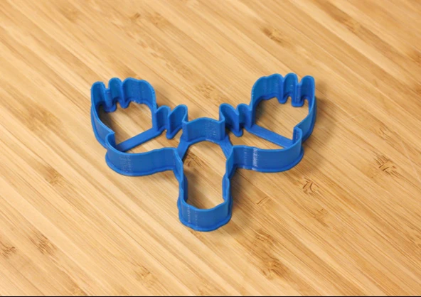 Byr3D Geyik Kafa Çerez Kesici T3303157 Sadece Plastik Aparattır - 2