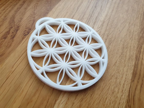 Byr3D ''Hayat Çiçeği'' Anahtarlık T3578138 Sadece Plastik Aparattır
