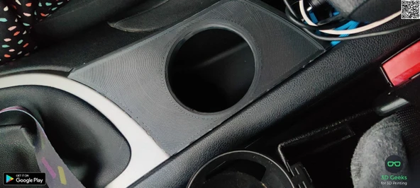 Byr3D Bmw 1 Serisi Için Bardaklık, E81-E87 T3390173 Sadece Plastik Aparattır - 2